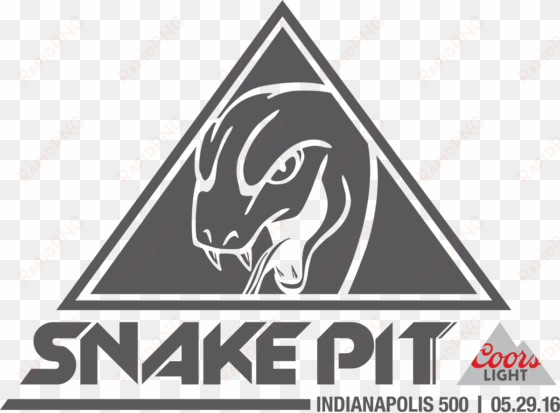 indy 500 snake pit logo