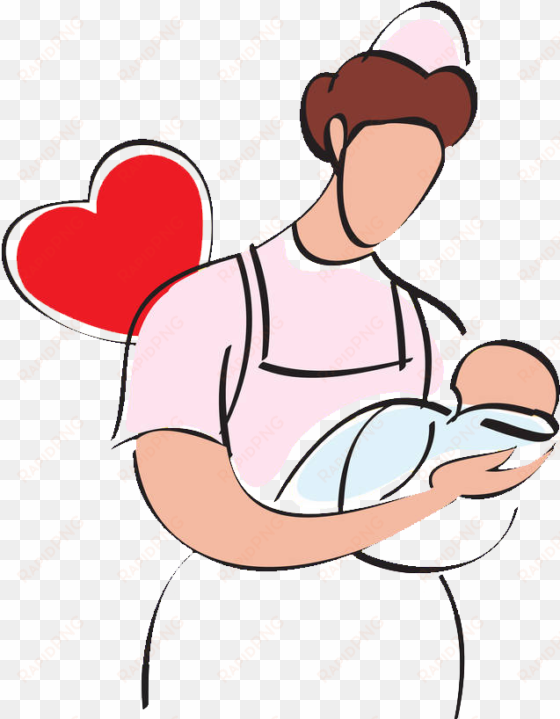 infant nursing breastfeeding stock photography clip - enfermera con recien nacido