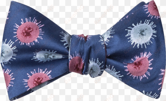 infectious awareables™ zika virus bow tie - purple bow tie transparent png