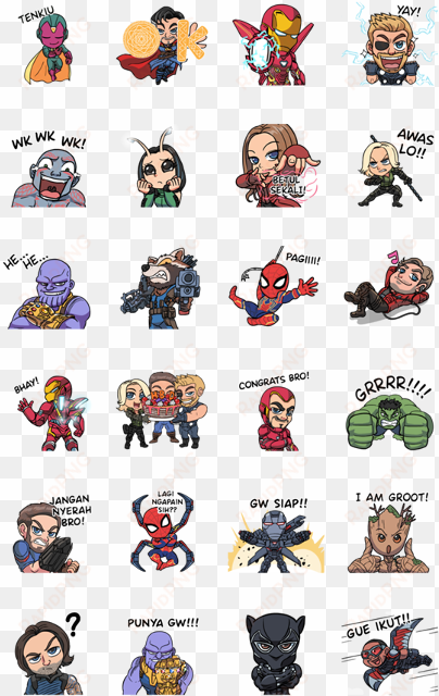 infinity war - sticker infinity war line