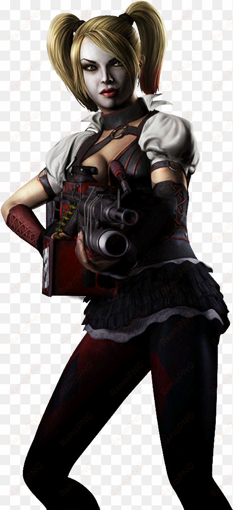 injustice gau ios harley quinn render arkham knight - batman arkham harley quinn png