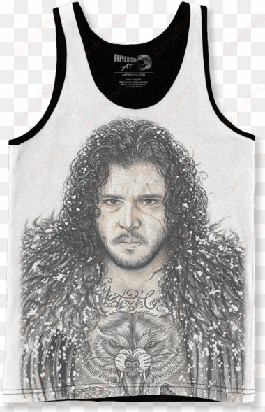 inked - jon snow - inked - jon snow - unisex tank / sublimation / s