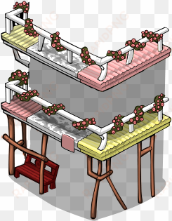 inn upgrade tin balcony-icon - cartoon