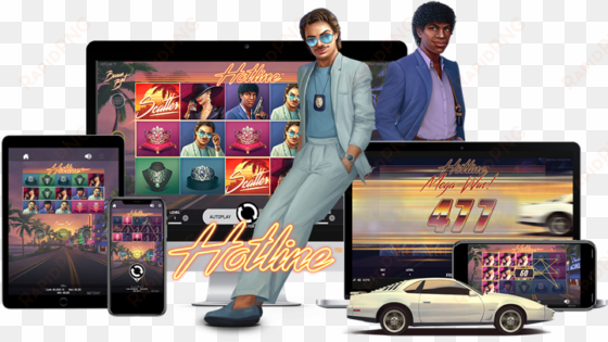 inspired by the surging popularity of retro themed - hotline ™ slot png