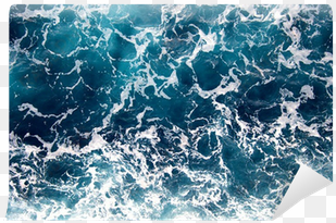 interestprint ocean dancing waves home decor, blue