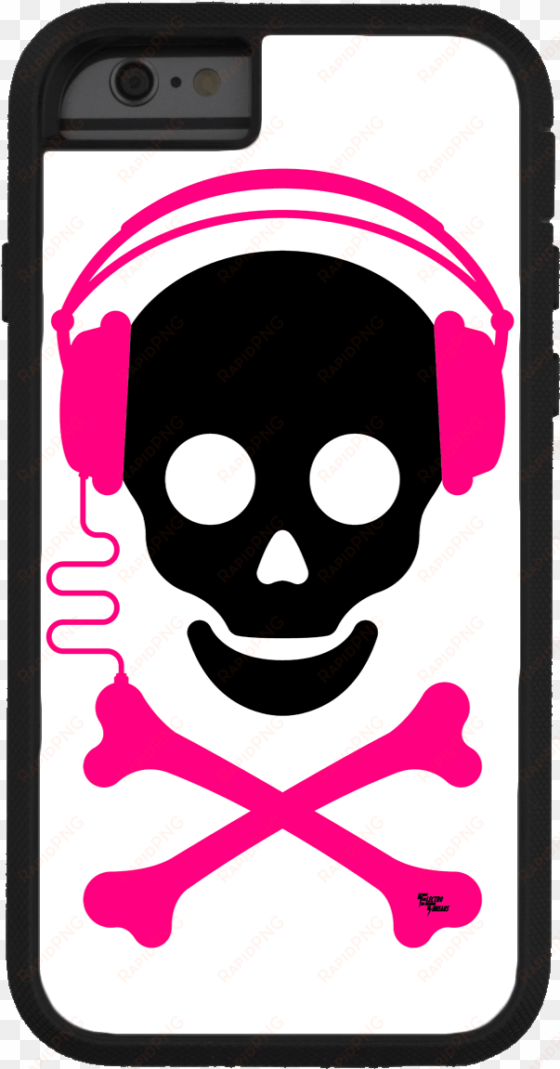iphone 6 case audio skull v=1506121406 - skull and crossbones headphones