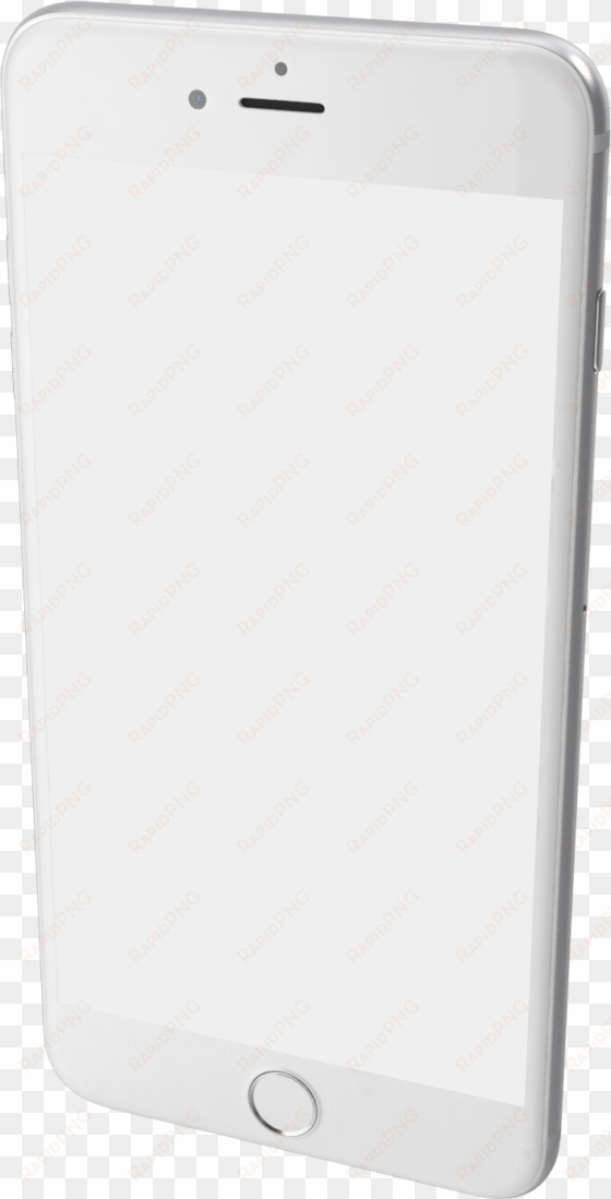 iphone 6 plus silver png image - smartphone