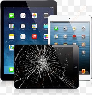 Iphone With Cracked - Cracked Tablet Screen Png transparent png image
