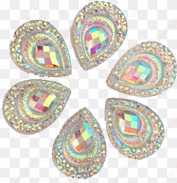 iridescent crystal teardrop for face painting bling, - 20pcs ab resin peacock teardrop flat back rhinestone