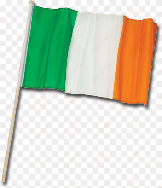 irish flag on pole