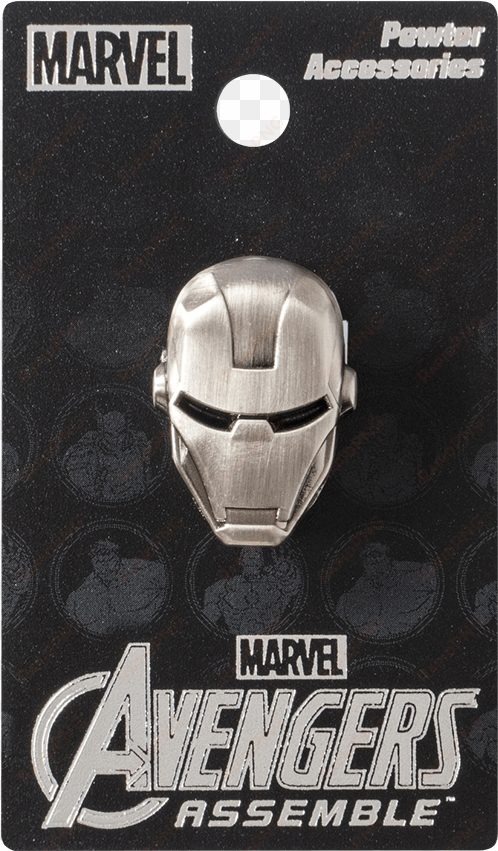 iron man mask lapel pin - iron man pin