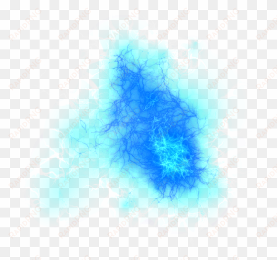 irregular blue light effect diagram transparent - blue