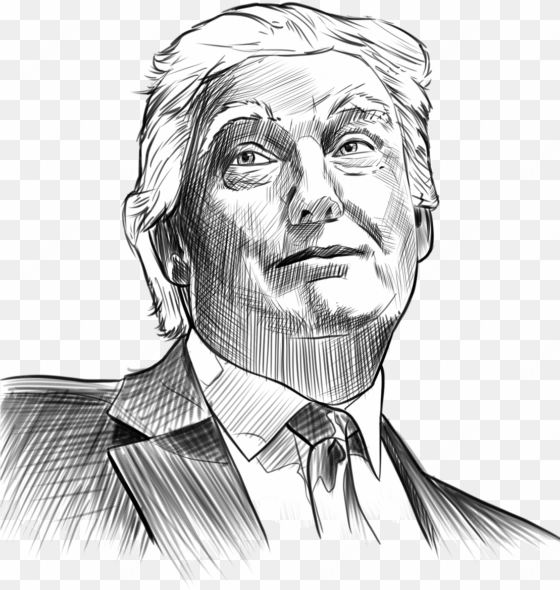 is donald trump mentally competent to hold office - donald trump drawing png