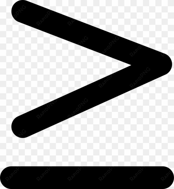 is equal to or greater than symbol comments - greater than symbol png