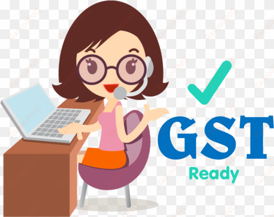 is gst is 'wrong taxation tax' see why this is - animated call center agent png