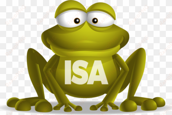 isa frog - vector graphics