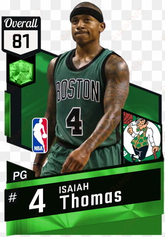 isaiah thomas 81 overall - - isaiah thomas basketball card