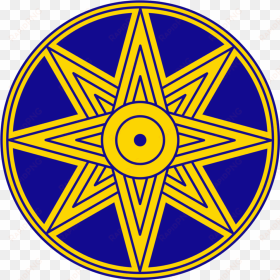 ishtar star symbol encircled - ishtar star