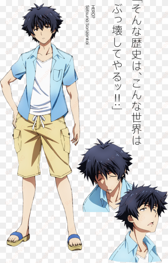 "island" tv anime official website and character designs - setsuna island