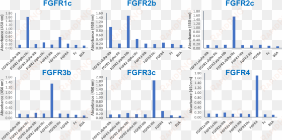 isoform-specificity of the fgfr antibody panel - diagram