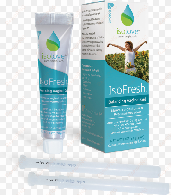 isofresh balancing vaginal gel - fertility lubricant made without parabens