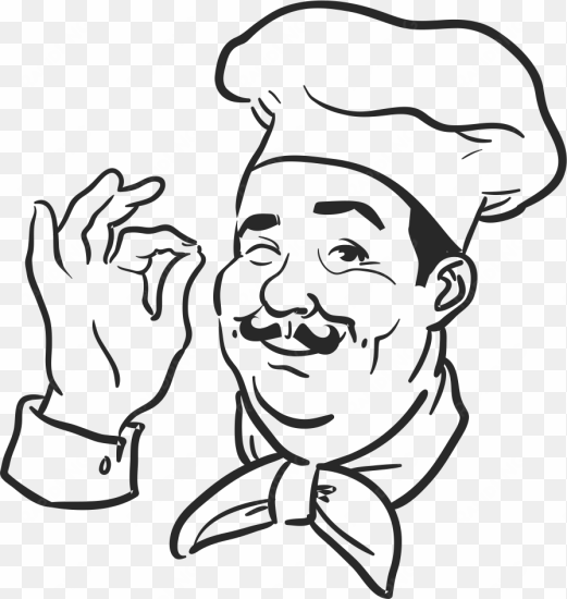 italian clipart bistro - chef cartoon no background