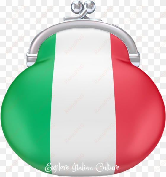 italian flag coloured purse - flag of france