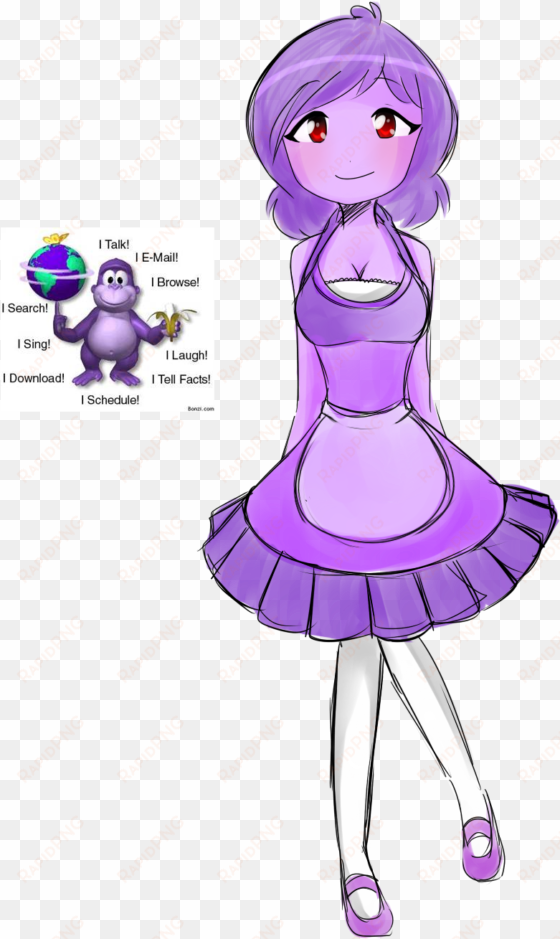 italk e-mail l browse i search i sing i - bonzi buddy girl