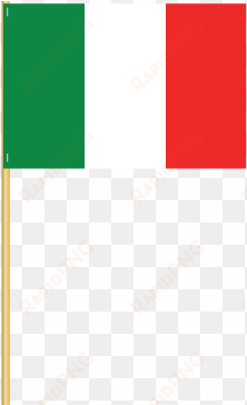 italy cotton stick - italian flag on a stick