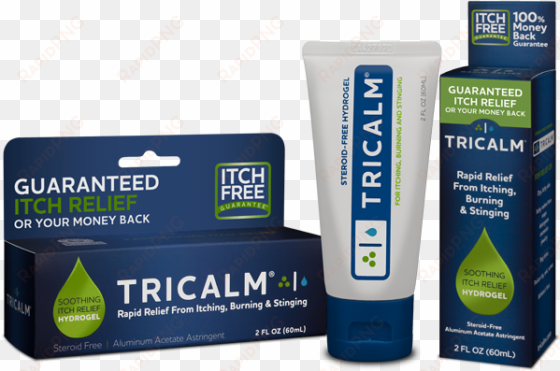itch relief steroid free - tricalm soothing hydrogel 2 oz. by tricalm