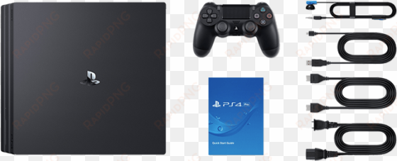 items included in the ps4 pro box - sony playstation 4 pro 1tb console