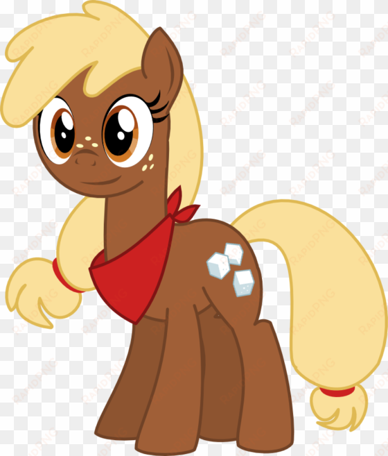 itoruna the platypus, bandana, earth pony, freckles, - mlp pony with freckles