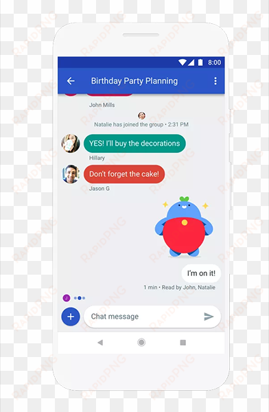 It's An Audacious Plan, But It's Google's Most Realistic - Google Chat Messaging Service transparent png image