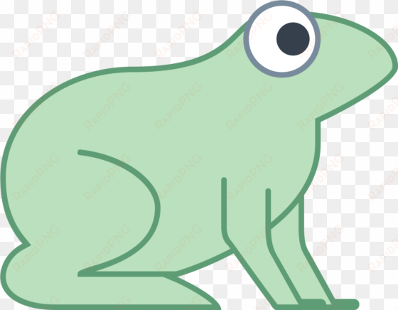 it's an image of the side profile of a frog - rana png