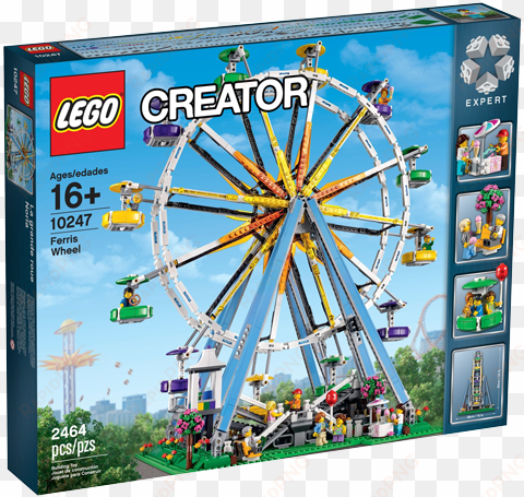 it's time for another review in my "better late than - lego ferris wheel