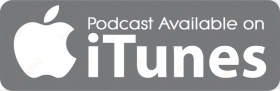 itunes button - podcast available on itunes