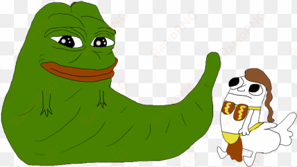 jabba the pepe and slave dickbutt - jabba the hutt pepe