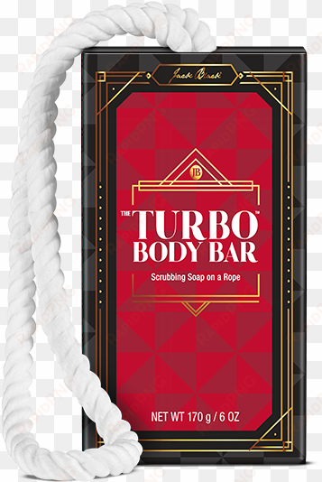 Jack Black The Turbo Body Bar™ Scrubbing Soap On A - Jack Black Turbo Body Bar& Soap-on-a-rope, Men's transparent png image
