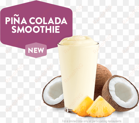 jack in the box - pina colada smoothie png