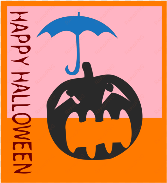 jack o' lantern brand cartoon logo - clip art