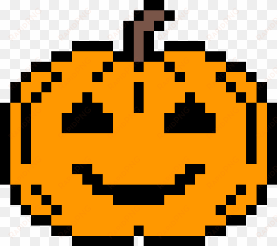 jack o lantern - hama beads halloween