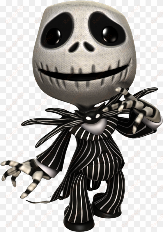 jack skellington png image background - little big planet personajes