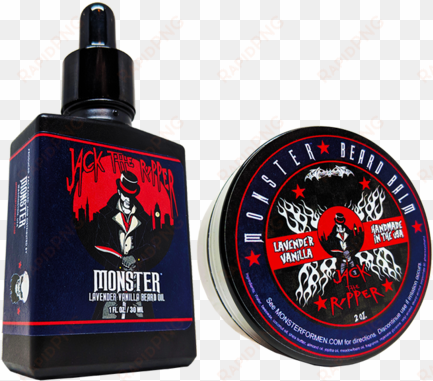 jack the ripper beard oil & balm combo by monster - beard oil