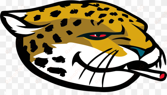 jacksonville jaguars smoking weed logo iron on transfers - jacksonville jaguars logo vecotr