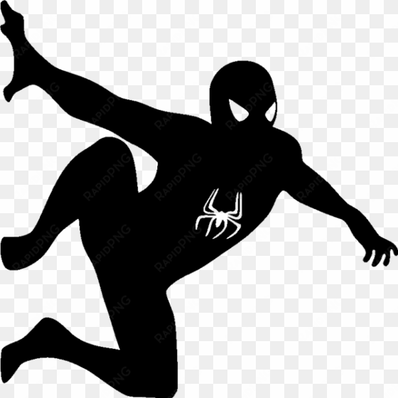 j'aime qu'il utilise le cardée de l'œuvre avec le silhouette - spiderman silhouette