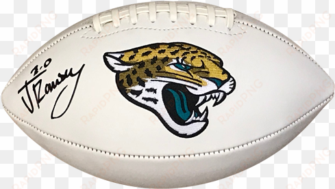 jalen ramsey autographed jacksonville jaguars logo - blake bortles signed football - logo jsa