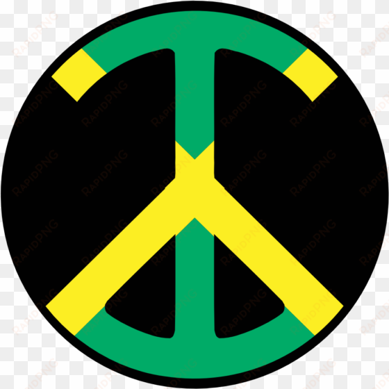 jamaica peace symbol flag 4 flagartist - jamaican flag