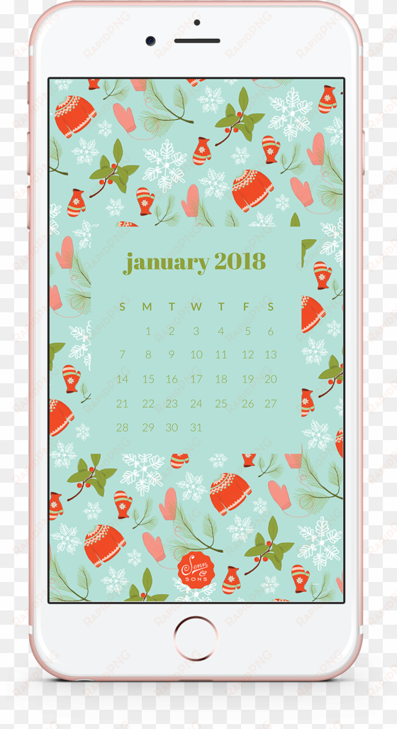 january iphone mock-up - motif