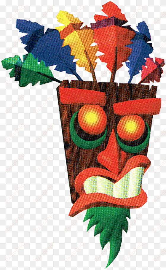 japanese aku aku crash 1 - crash bandicoot japan aku aku