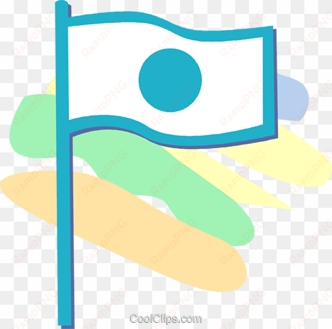japanese flag royalty free vector clip art illustration - graphic design
